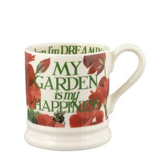 Emma Bridgewater My Garden Is My Happiness Half Pint Mug